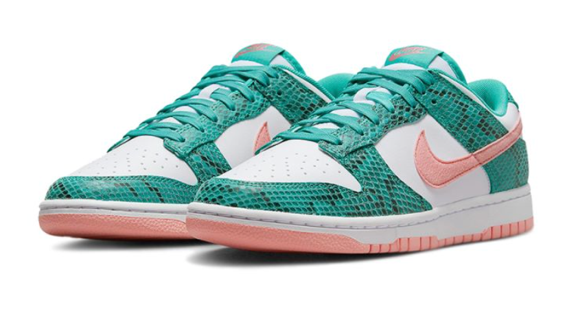 Nike Dunk Low Snakeskin Washed Teal (W)